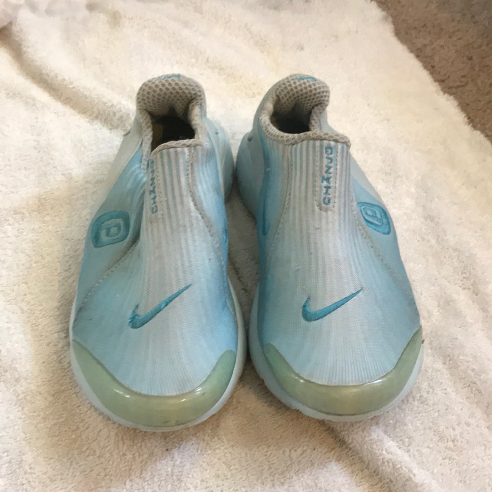 Baby Blue Nike Chanjo Slip on Shoes Sz. XXs